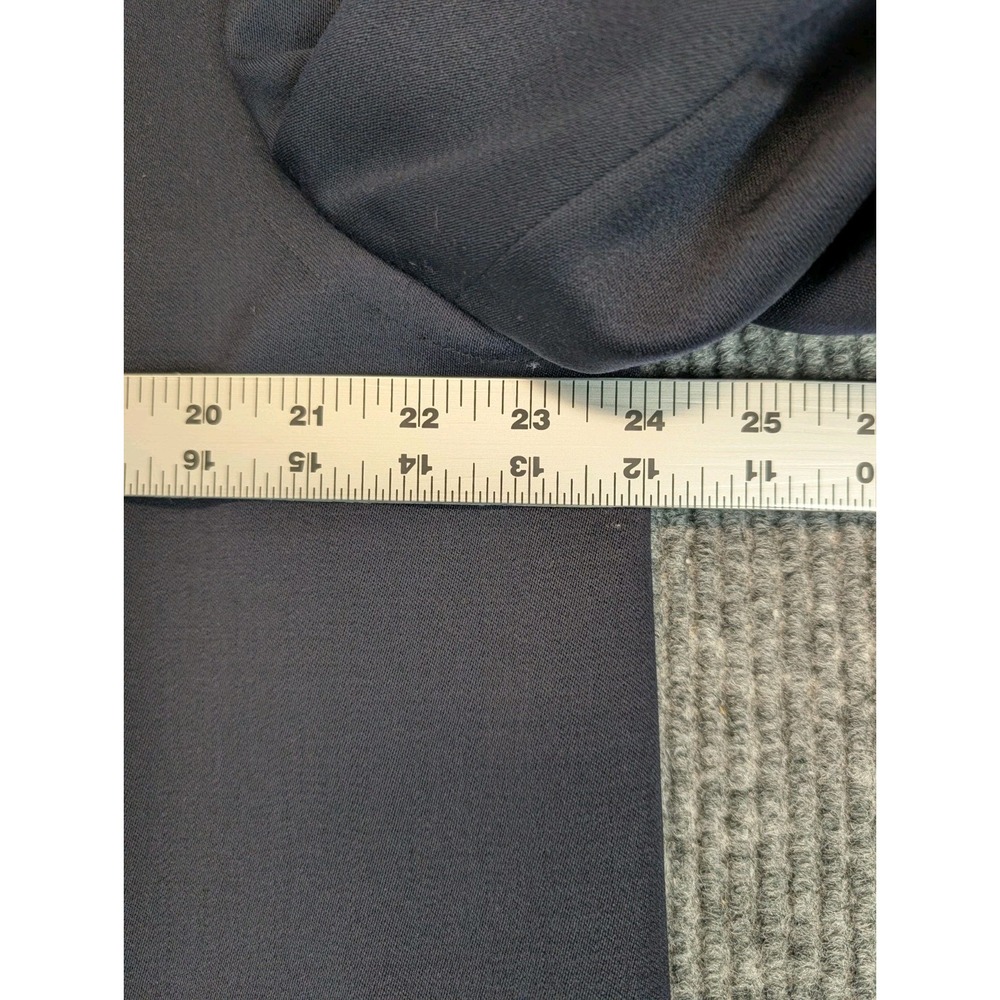 Abercrombie And Fitch Trench coat Dark Blue Men's XL Missing Button - Picture 12 of 16